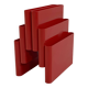 Red magazine rack by Giotto Stoppino for Kartell, 1970