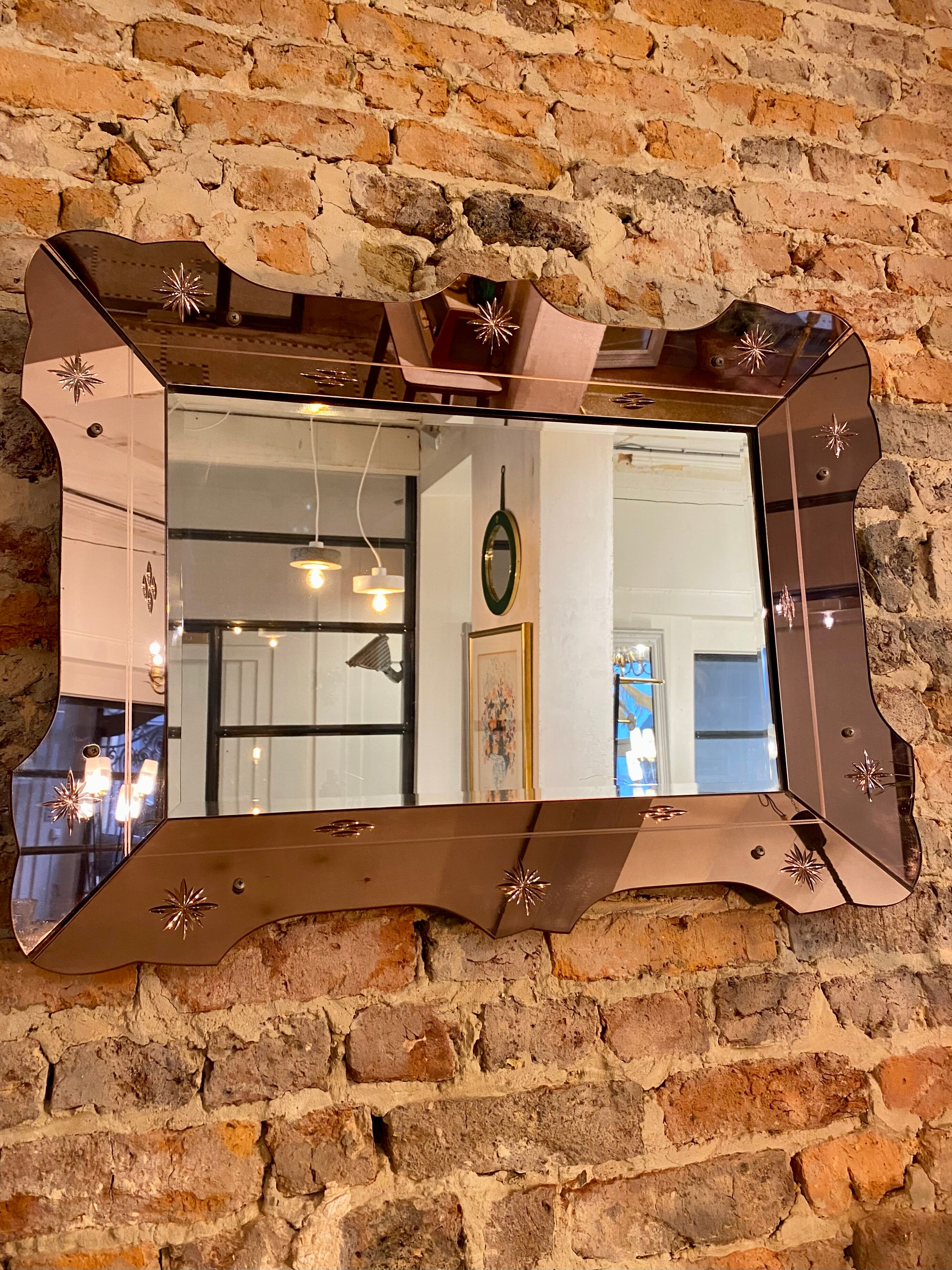 Two-tone Venetian mirror