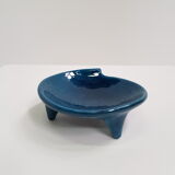 Tripod Bowl ceramic signed Isnard