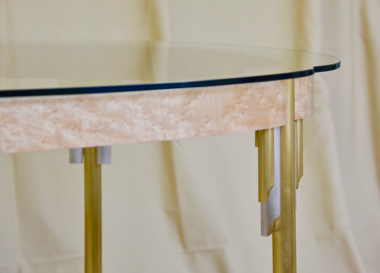 Table and 2 chairs Art Deco