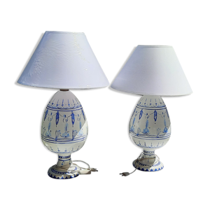 Paire de lampes de chevet