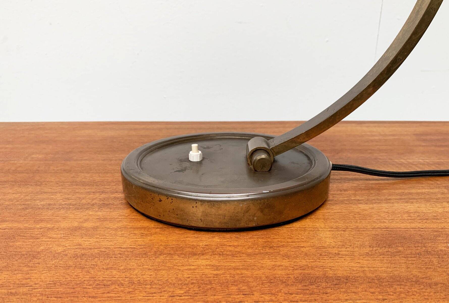 Mid-Century German Brass Table Lamp by Gecos Cosack