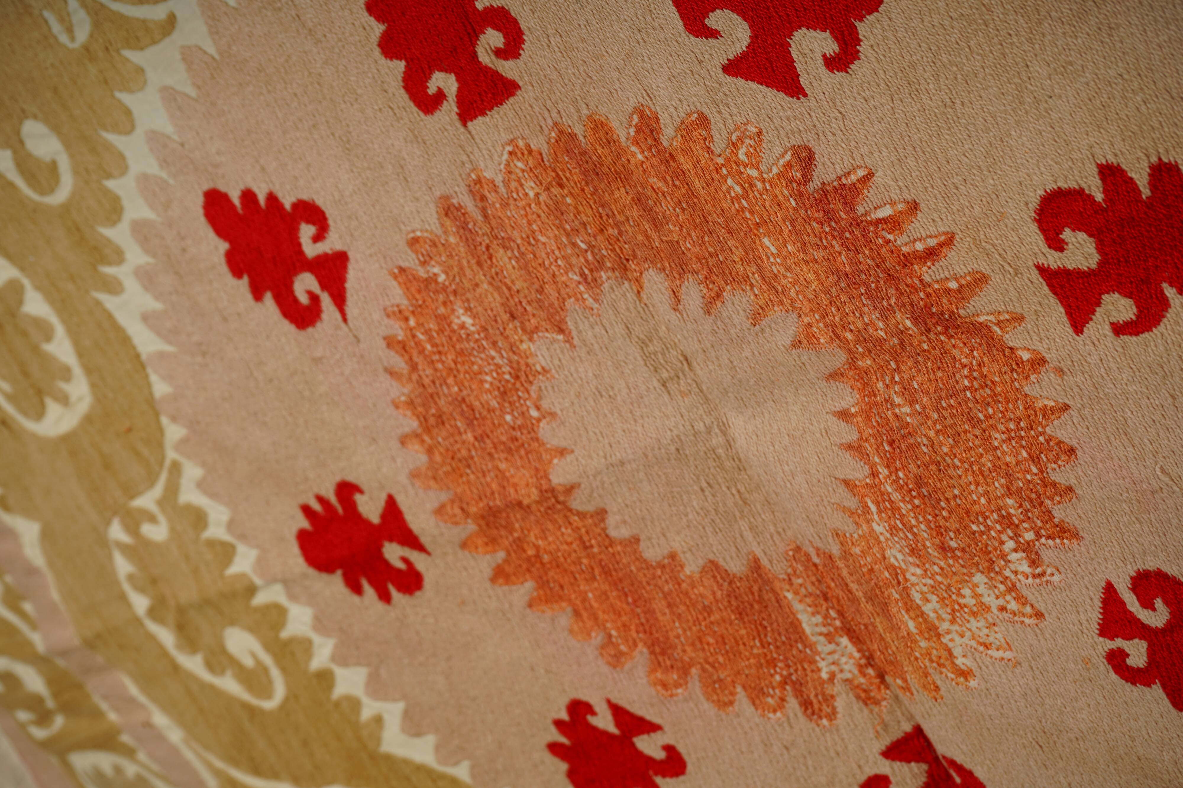 Tapis turc vintage noué à la main