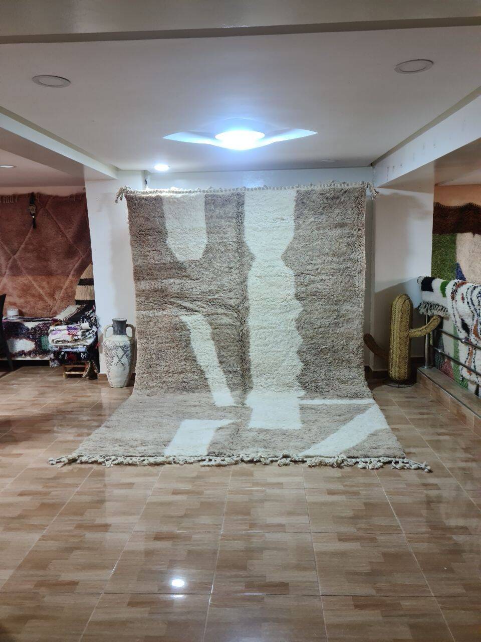 Authentic Beni Ourain Rug 300x200 cm - 100% Wool, Handmade