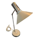 Lampe de bureau grise, Italie années 1960