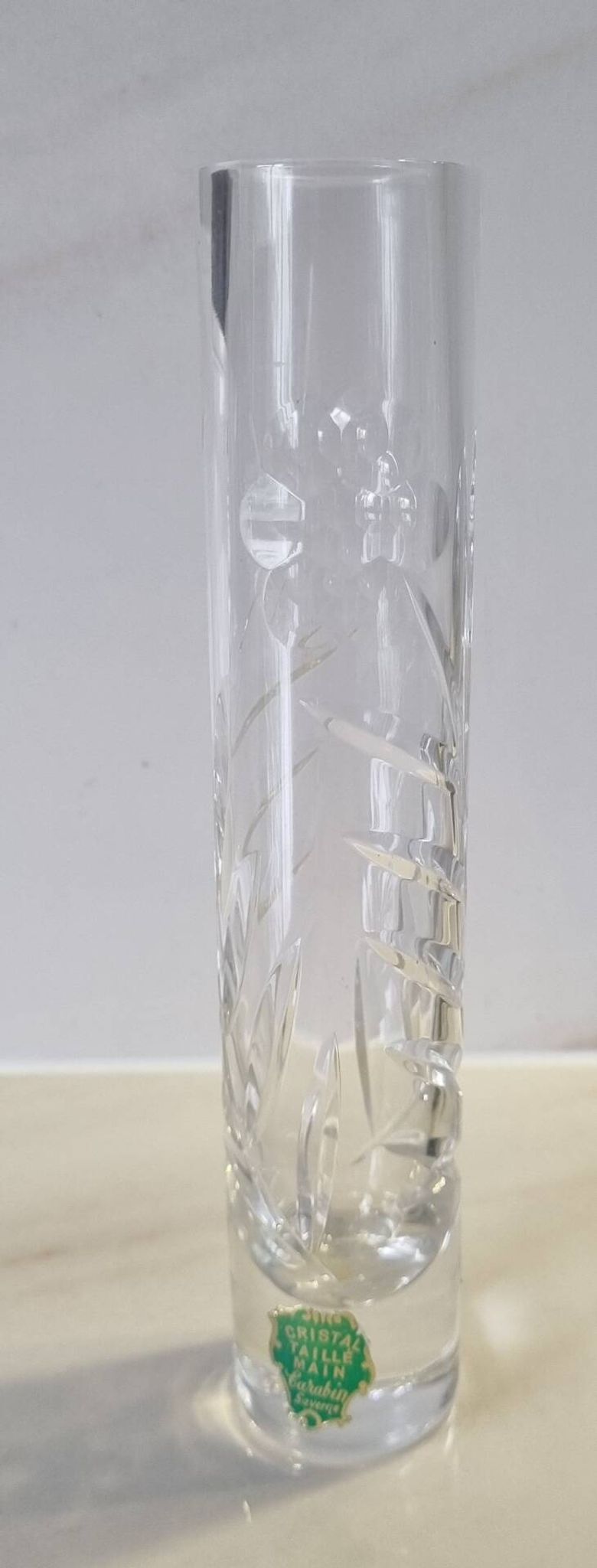 Vase soliflore en cristal Carabin Savern