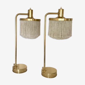 Paire de lampes Hans-Agne Jakobsson en laiton B-140