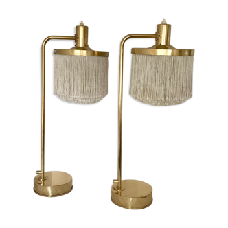 Paire de lampes Hans-Agne Jakobsson en laiton B-140