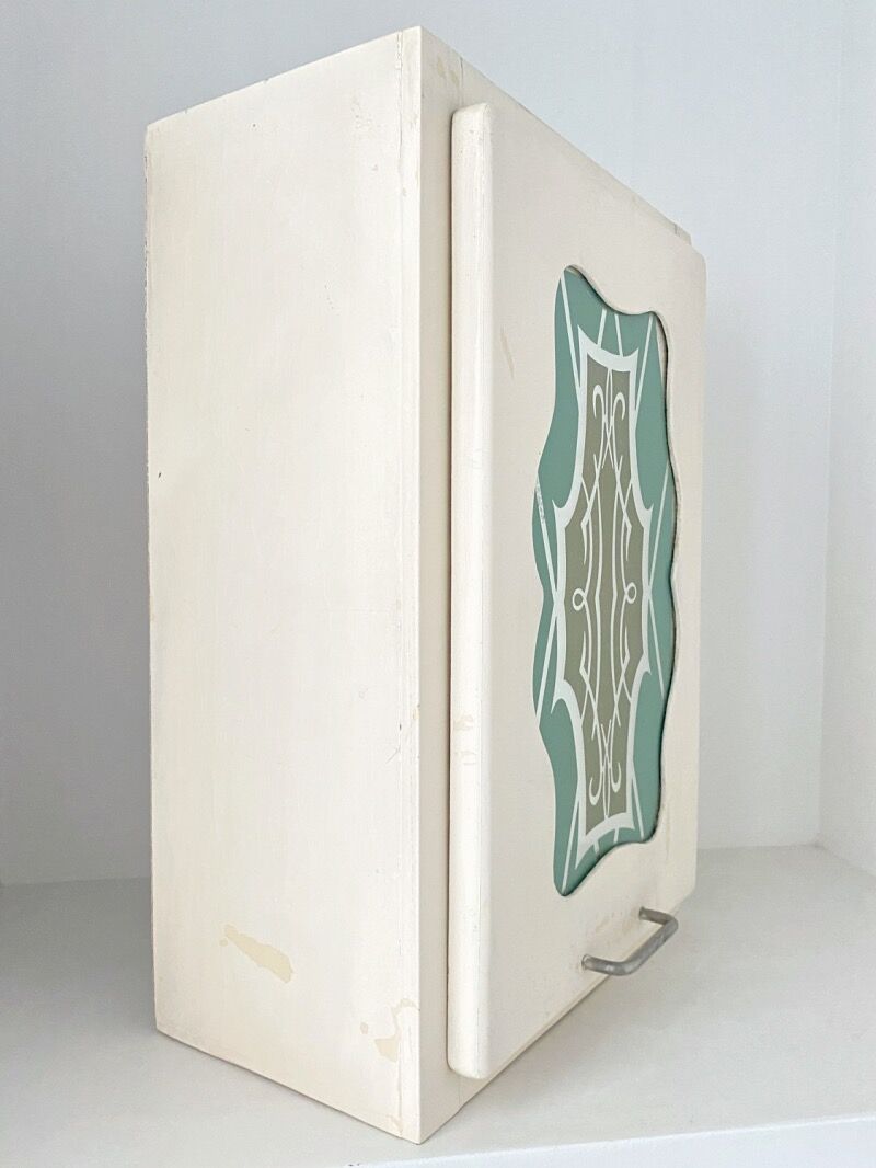 Art Deco mirror toilet cabinet