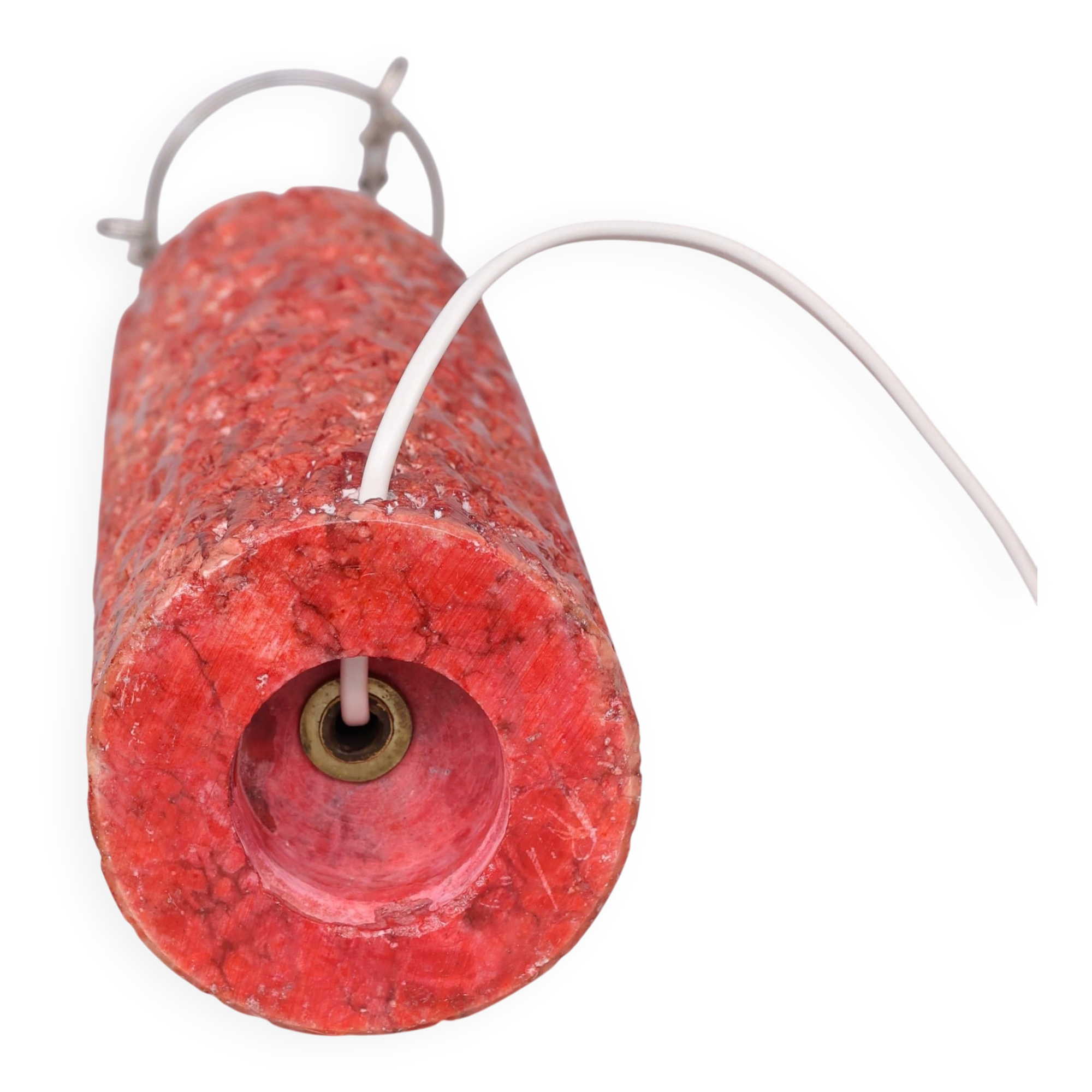 Textured sculpted table lamp Anonymous, Italy, 1950