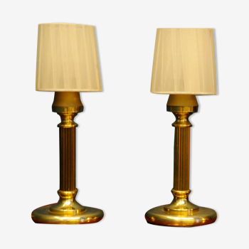 Two Hollywood Regency Lamps, Italy Massive