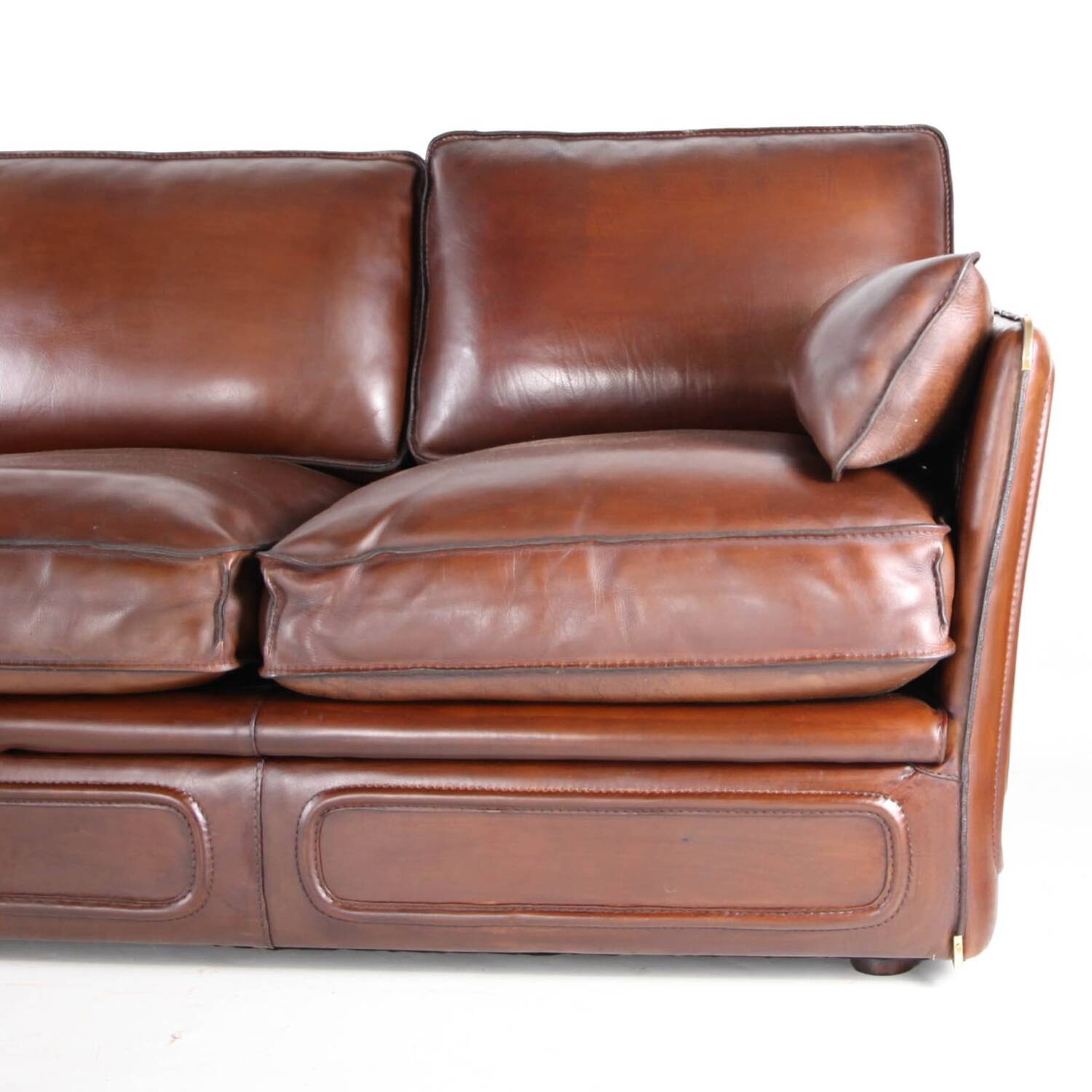 Paire de canapés cuir Roche Bobois