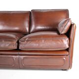 Paire de canapés cuir Roche Bobois