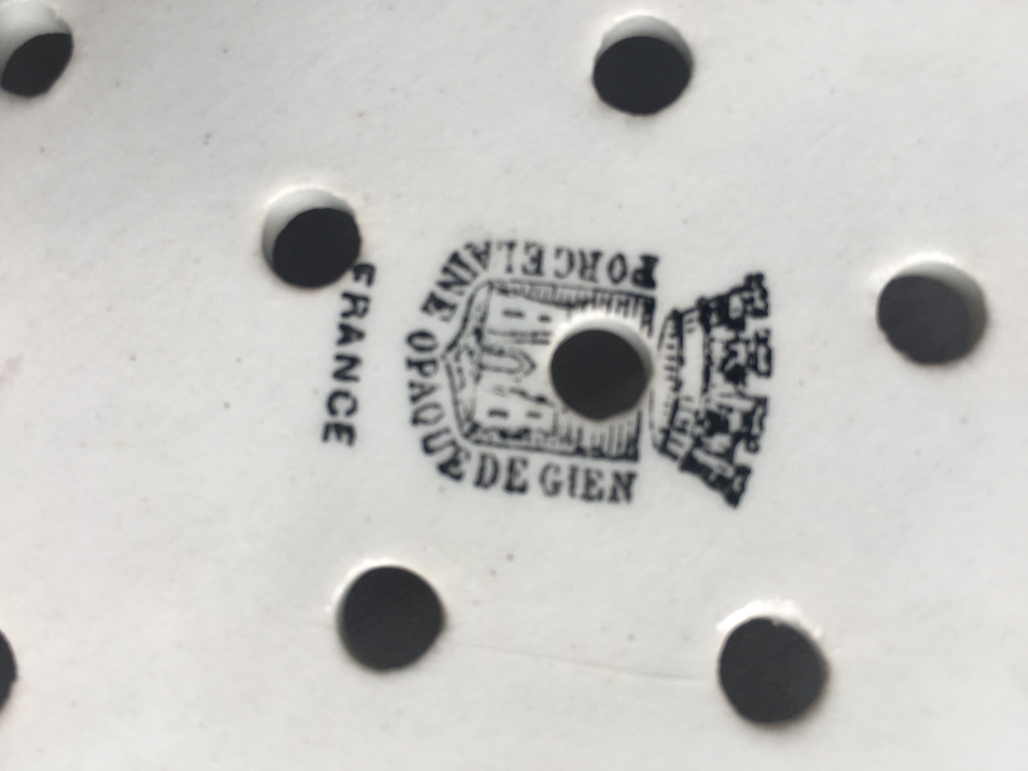 Gien earthenware drain