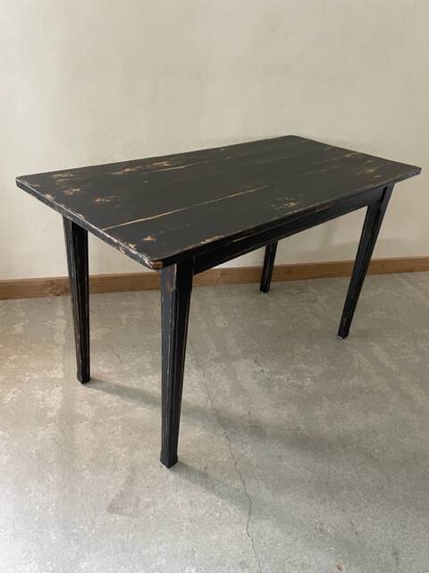 Black patinated table