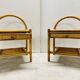Tables de chevet en rotin