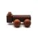 Wooden toy on wheels: caterpillar, 1970s