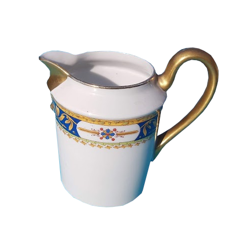 Milk pot Limoges porcelain