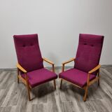 Vintage armchairs by Ton