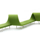 Bartoli sofa bench design highway 4 modules green Anis