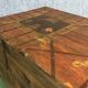 Fir chest with original painting-early twentieth
