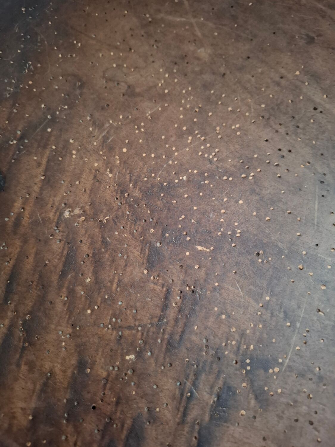 Large antique wooden bowl