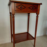 Petite console vintage en bois-1 tiroir-maison  famille