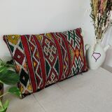 Vintage moroccan kilim cushion
