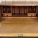 English secretary from the 1950s in mahogany