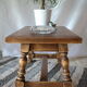Table basse campagnarde western chêne vintage
