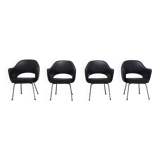 Original set of 4 'Executive' armchairs by Eero Saarinen for Knoll, 1960s