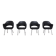Original set of 4 'Executive' armchairs by Eero Saarinen for Knoll, 1960s