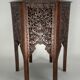 Antique 19th century burmese hand carved side or end table
