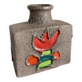 Vase Fat Lava West Germany 1980s