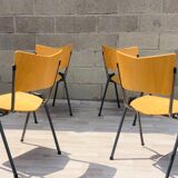 Set of 4 chairs design in wood