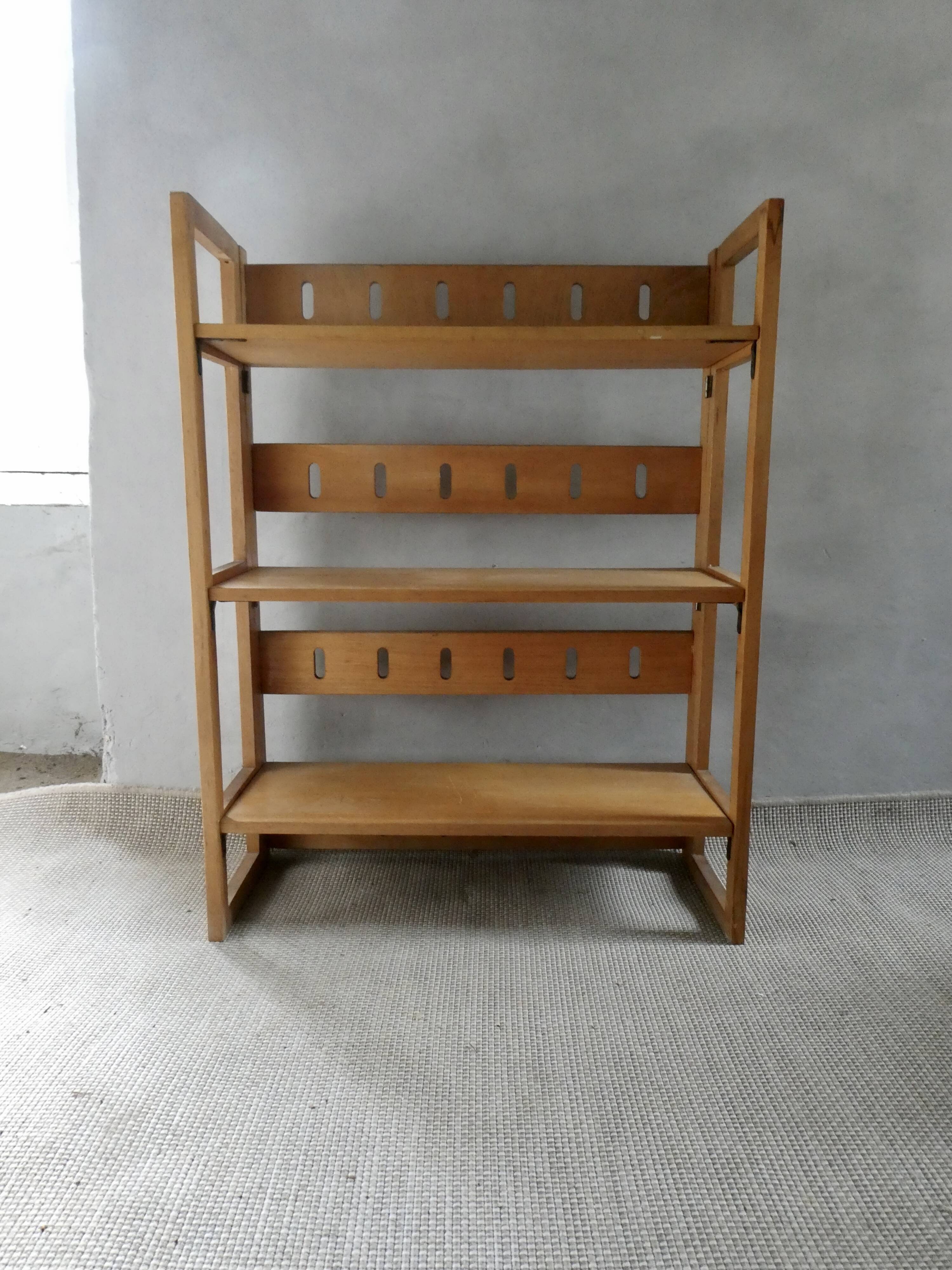 Folding bookcase from a second-hand bookseller, 1960s