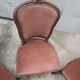 Set of 3 Louis Philippe style chair in walnut