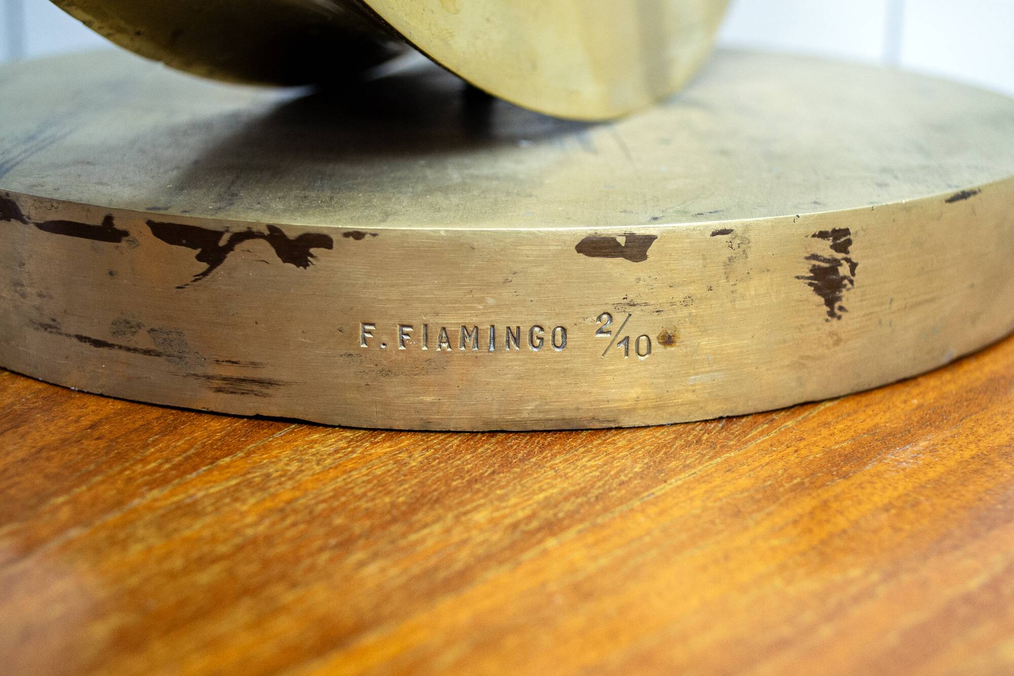 Scultura in bronzo Firmata di F.Fiamingo Serie numerata 2/10, Italia anni '