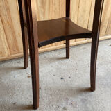 Wooden pedestal table