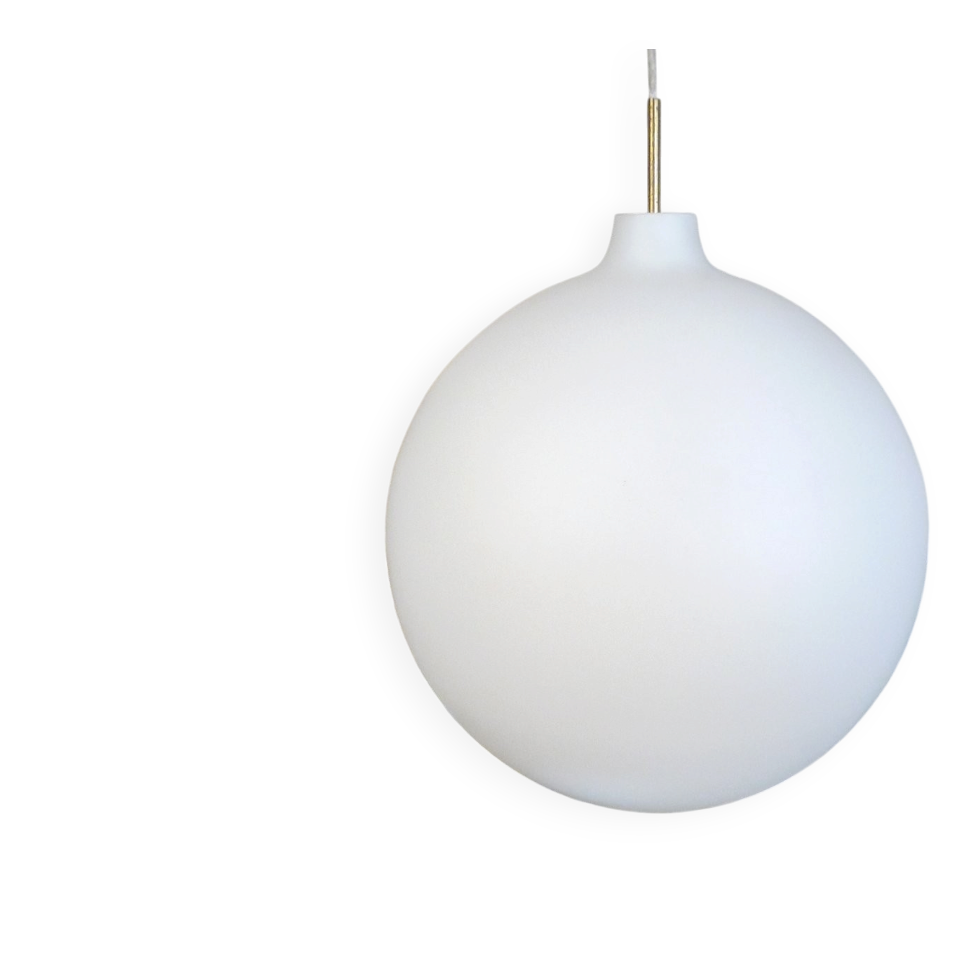 Large opal glass lamp by Vilhelm Wohlert for Louis Poulsen, Denmark 1960s