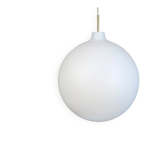 suspension en verre opale - louis