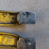 Gold art deco handles