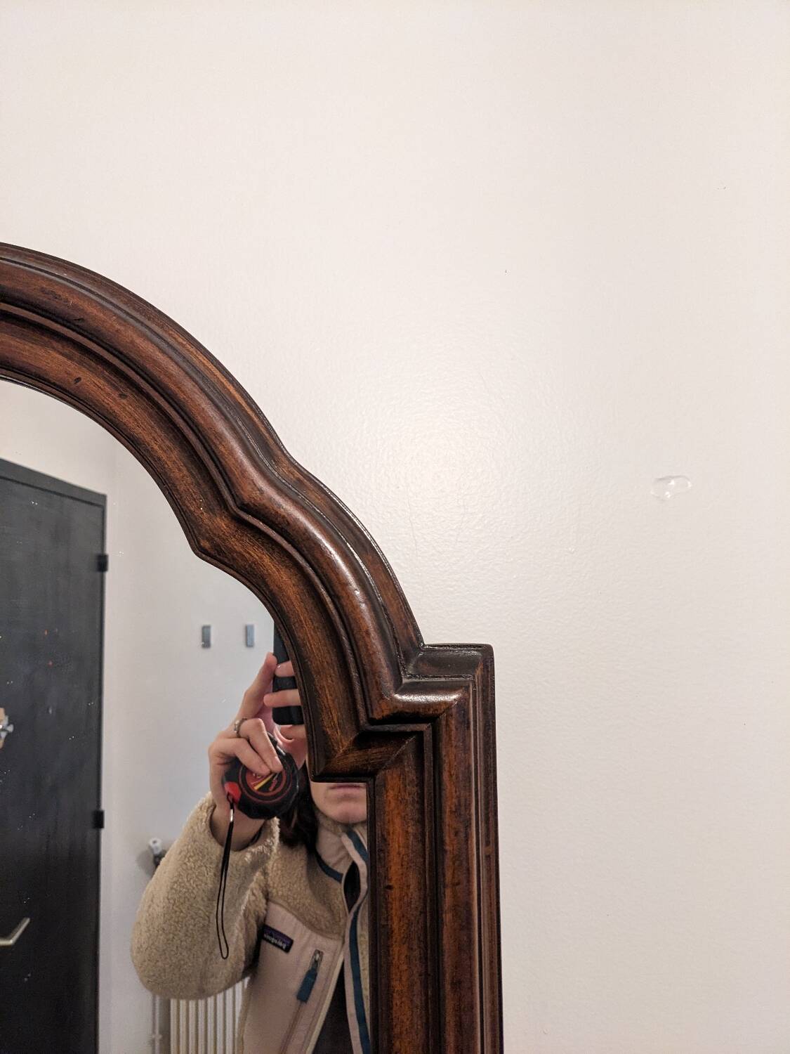 Wooden mirror