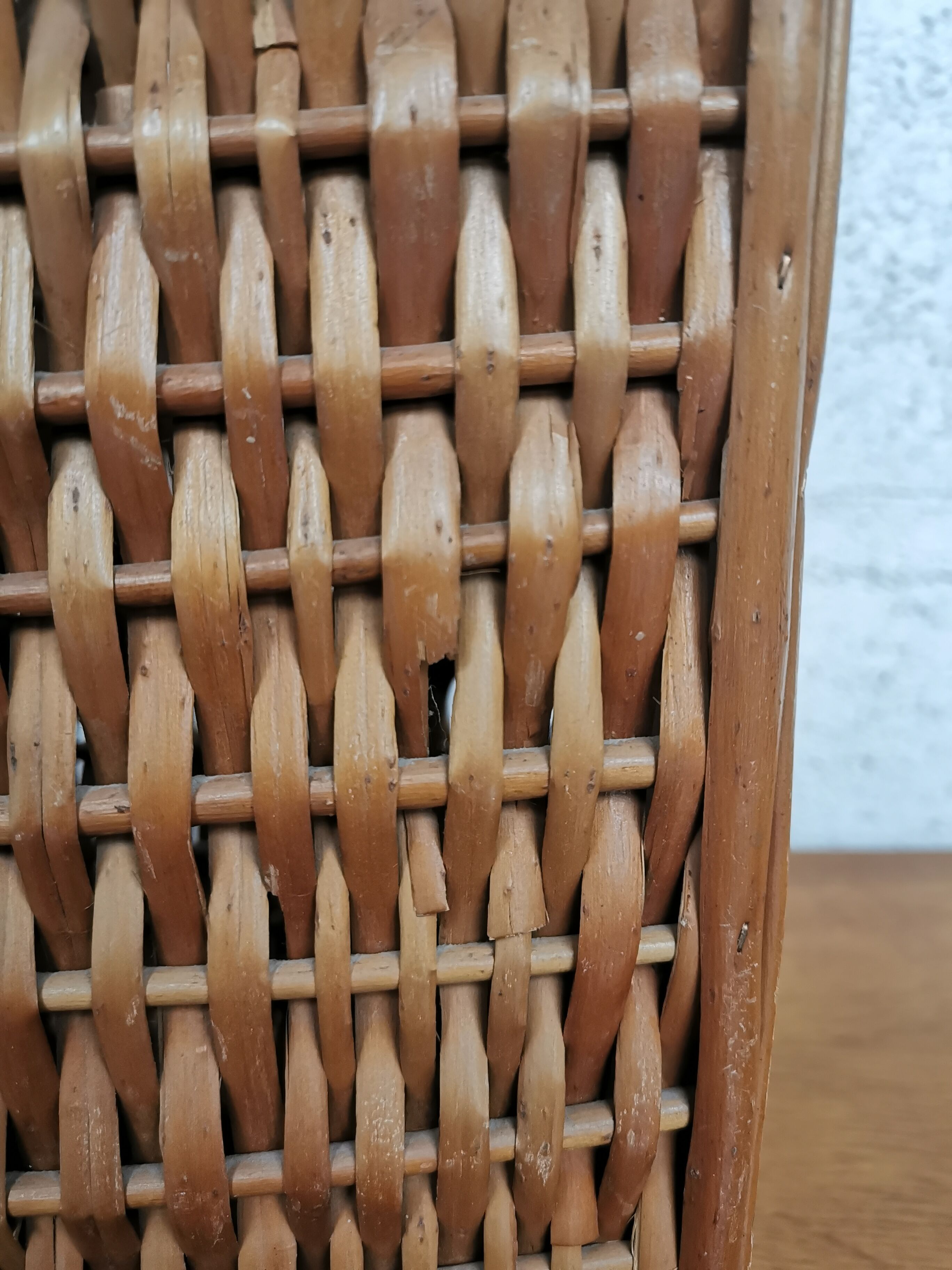 Wicker bottle basket 'Fauchon'