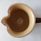 Glazed terracotta Savoy milk jug