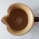 Glazed terracotta Savoy milk jug