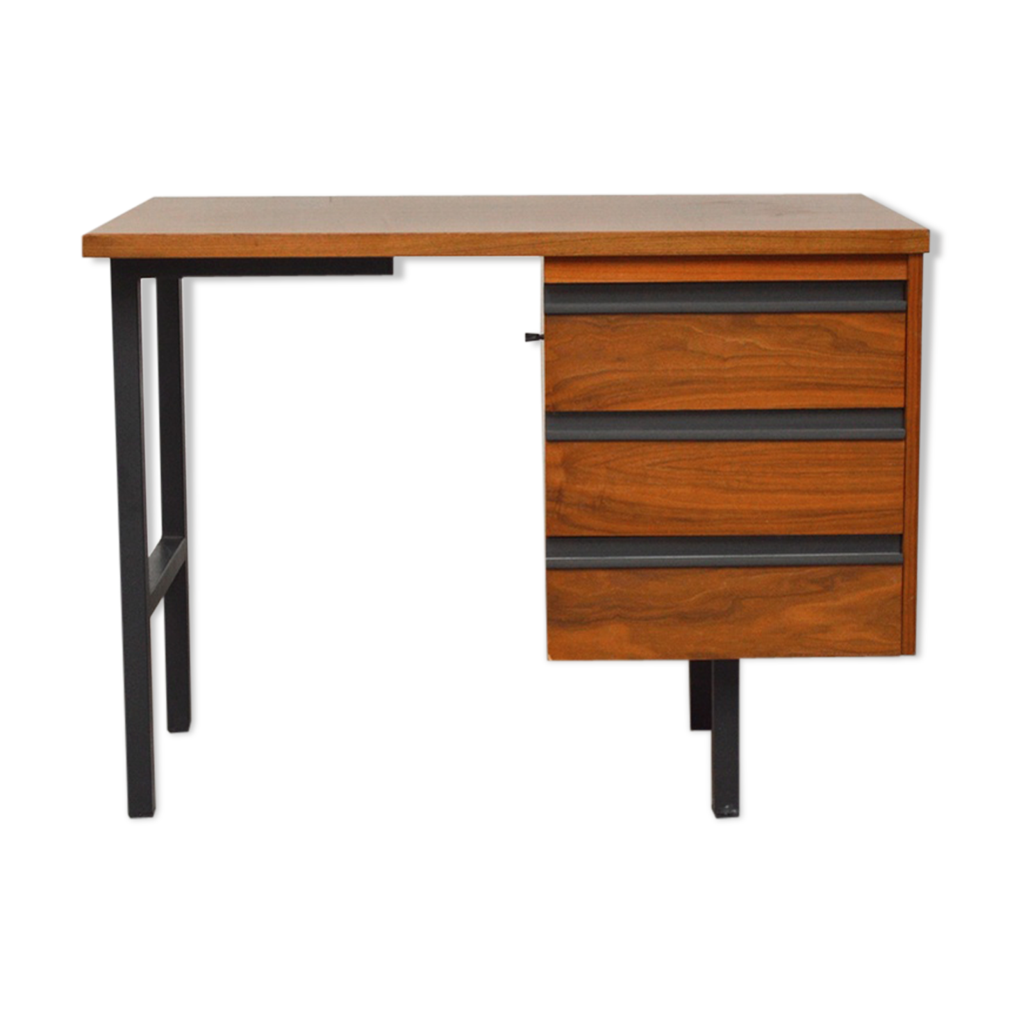 Desk wood and metal, 1970