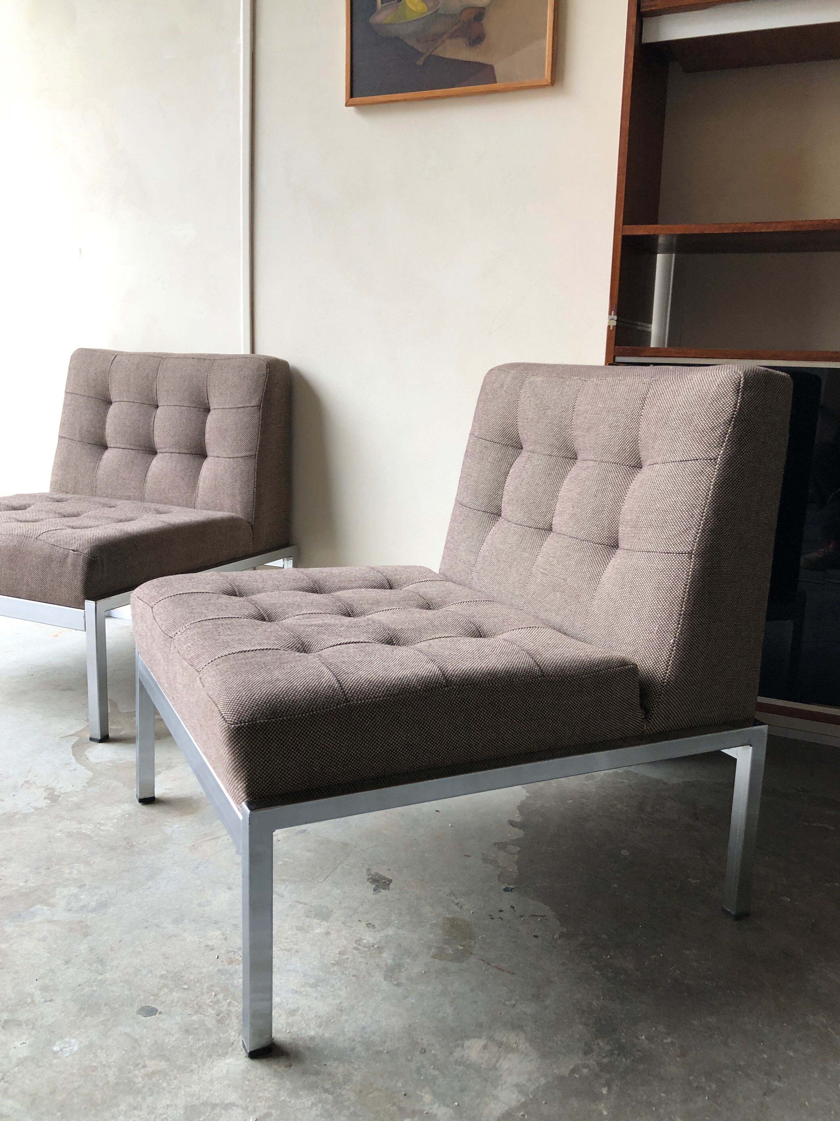 Pair of chairs Joseph André Motte