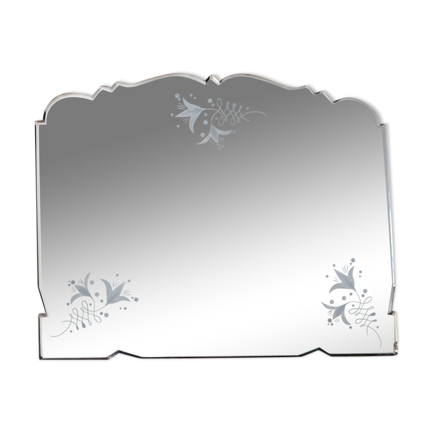 Very beautiful mirror beveled 45x36cm