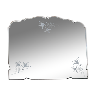 Very beautiful mirror beveled 45x36cm